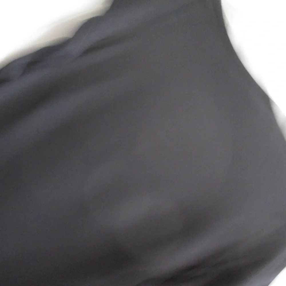 new RALPH LAUREN Black leather look like pullover blouse Sz - Picture 14 of 14